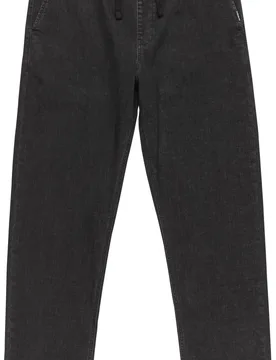 Jean en coton - Taxer Regular Denim Pant Black en Coton - Taille L - Noir - Quiksilver - FashionsVida