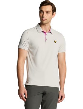 Lyle Polo Contrast Placket, beige s