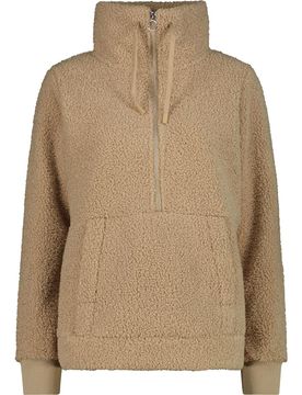 Sweat Damen Rollkragenpullover, braun D44