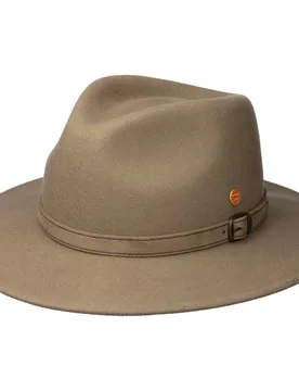 Gedeon Uni Traveller Wool Hat by - oatmeal - Female - Size: L (58-59 cm) - Mayser - FashionsVida