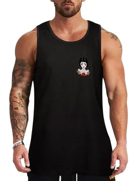 Flapper Girl with Tatts - smaller placement Tank Top Basic Casual Sleeveless Top Solid Lightweight Tank - Aliexpress - FashionsVida