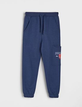 Pantaloni jogger in felpa Spider-Man - blu scuro