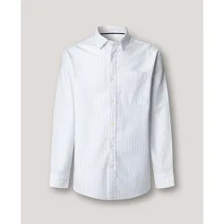 Camisa de hombre oxford rayas fit regular