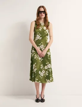 Sfera - Vestido fluido cortes - Sfera - FashionsVida
