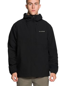 Caicos chaqueta impermeable hombre Negro (L)