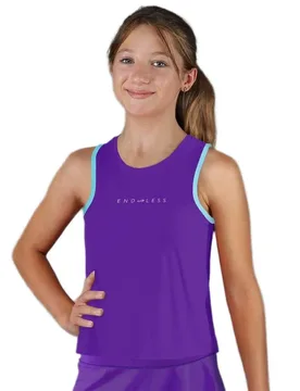 Essential Sleeveless T-shirt Viola 8-10 Years - Endless - FashionsVida