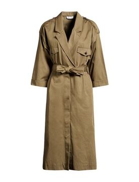 Vestido midi Mujer Verde militar S,XS Mujer