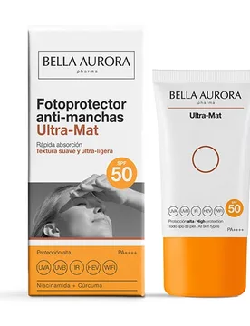 Fotoprotector Antimanchas Ultra-Mat SPF50 - BELLA AURORA PHARMA - FashionsVida