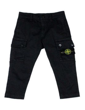 Stone Island Junior Pantaloni Blu