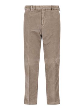 Pantaloni Dritti In Velluto A Coste