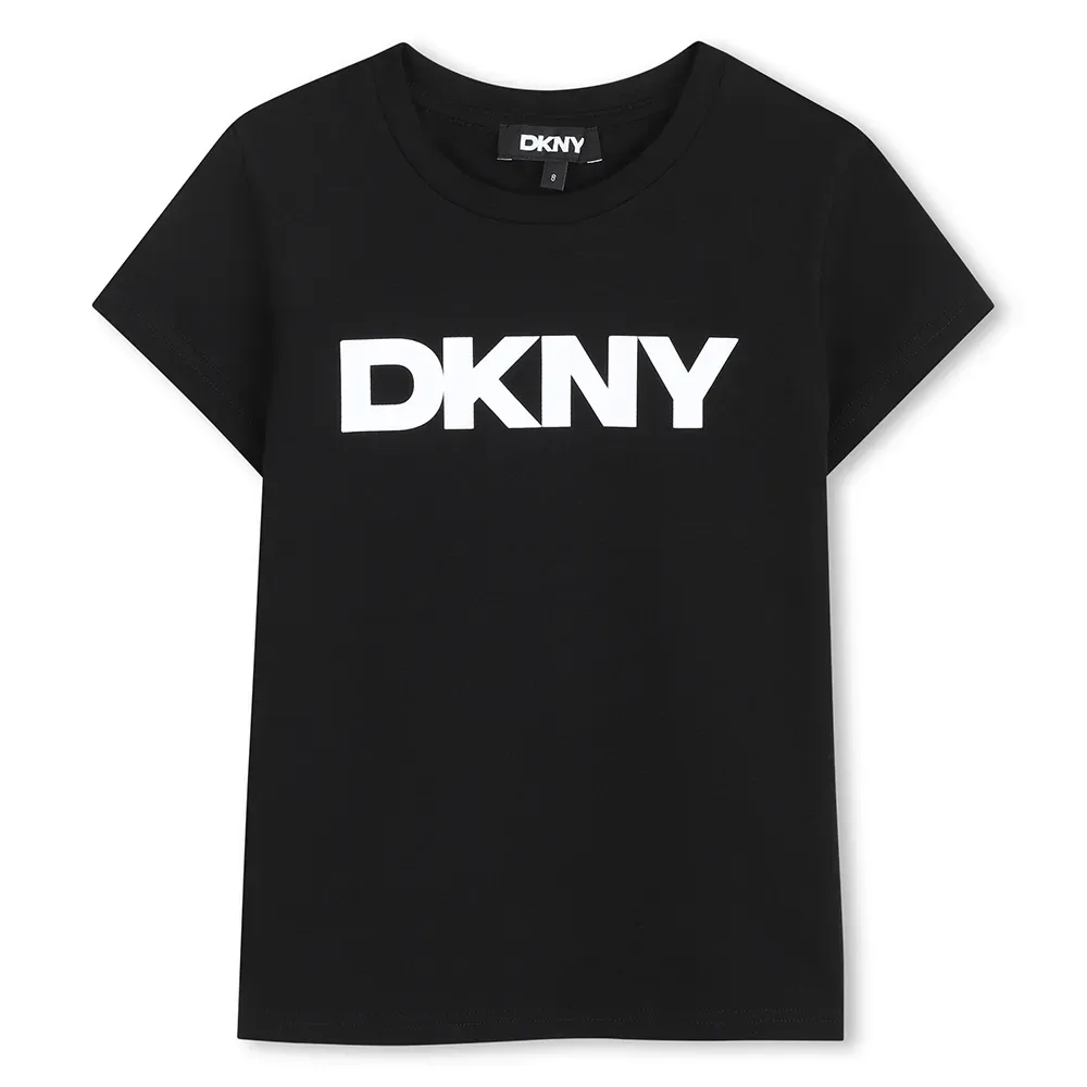 Maglietta A Maniche Corte D62617 Black 14 Anni - DKNY - FashionsVida