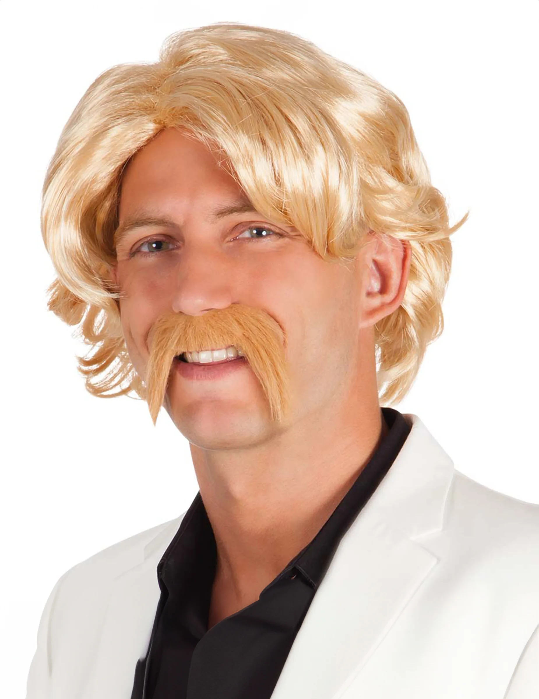 Perücke mit Schnurrbart für Herren blond - male - BOLAND BV - FashionsVida