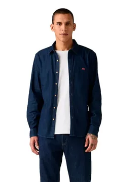 Chemise à Manches Longues Battery Dark Indigo M