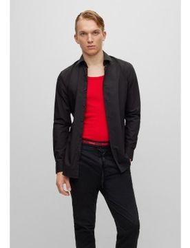 Para hombre. 50289499 Camisa Kenno (37), Casual, Fiesta, Algodón, Manga larga