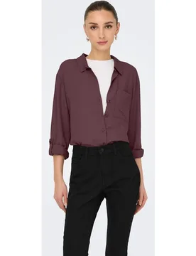 Camisa de mujer de lino y manga larga - JDY - FashionsVida