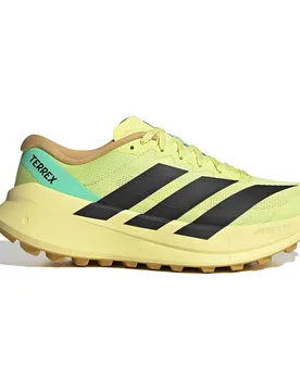 Terrex Agravic Sl Trail Running Shoes Frozen Lemon / Core Black / Pulse Mint UK 9.5 Men - Adidas - FashionsVida