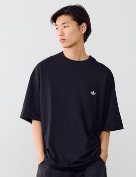 Tee Shirt Essentials Trefoil Loose noir xs
