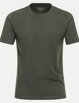 Casamoda Basic T-Shirt Grün XXL - Casamoda - FashionsVida