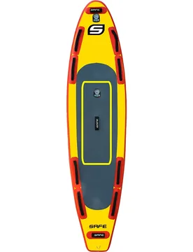 Ensemble De Paddle Surf Gonflable Patrol Rescue 11´0´´ Yellow / Red 335.3 cm unisex - Safe Waterman - FashionsVida