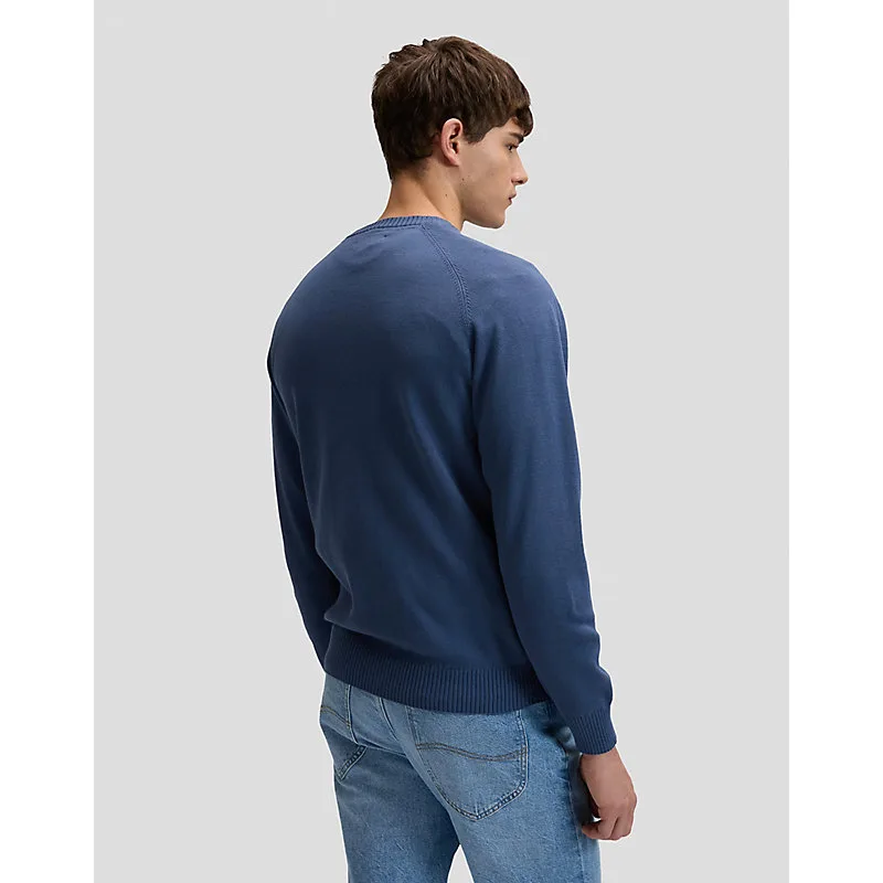 Regular Clean Raglan Sweater Academy Blue Größe XL male - Lee - FashionsVida