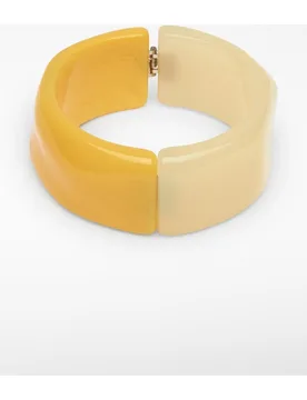 Pulsera rígida en resina bicolor - Adolfo Dominguez - FashionsVida
