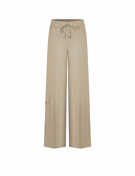 Leinen Cargohose AMALIA CARGO beige 36/L32