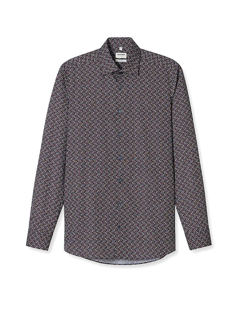 Hemd Slim Fit braun 43 herren - OLYMP LEVEL FIVE - FashionsVida