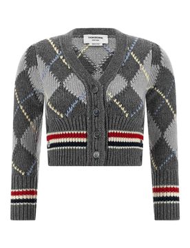 Thom Browne Cardigan A rombi