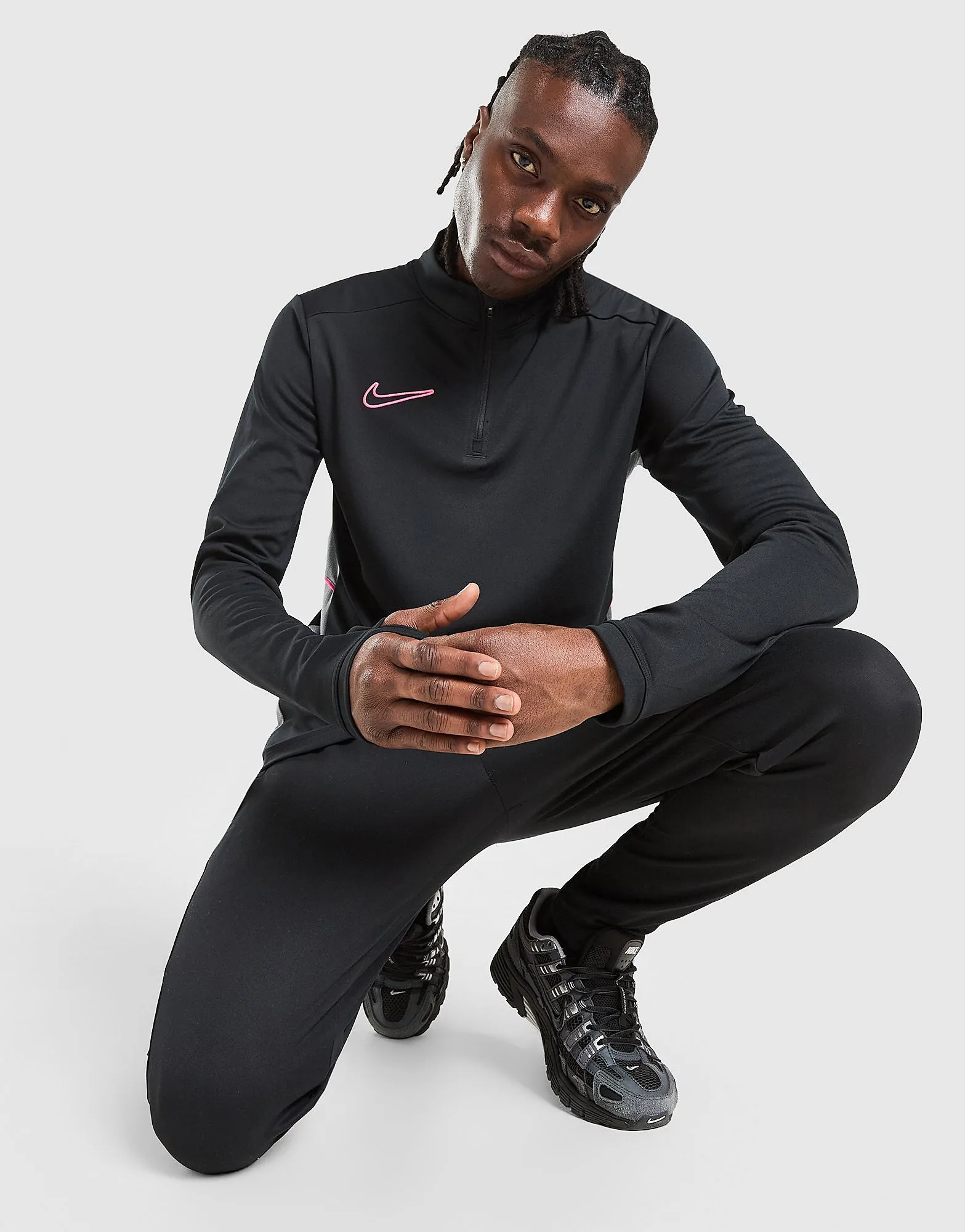 Academy 1/4 Zip Top - Herren, Schwarz - male - Size: L - Nike - FashionsVida