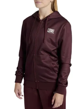 Sweat à Capuche Logo Eggplant S