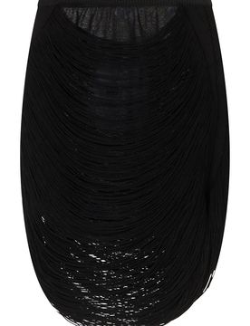 The Attico Fringed Mini Skirt