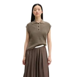 Polo Senza Maniche 5000011953 Stone Taupe Melange M