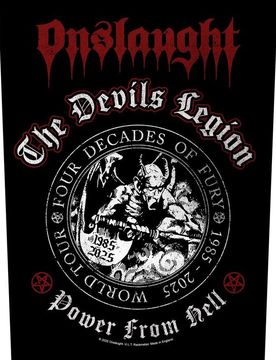 Backpatch - The Devils Legion - schwarz - Lizenziertes Merchandise! - None - unisex