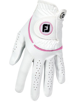 Handschuh WeatherSof, weiss/pink m