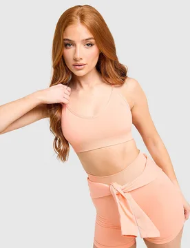 Muse Seamless Sports Bra - Damen, Orange - female - Size: S - MONTIREX - FashionsVida