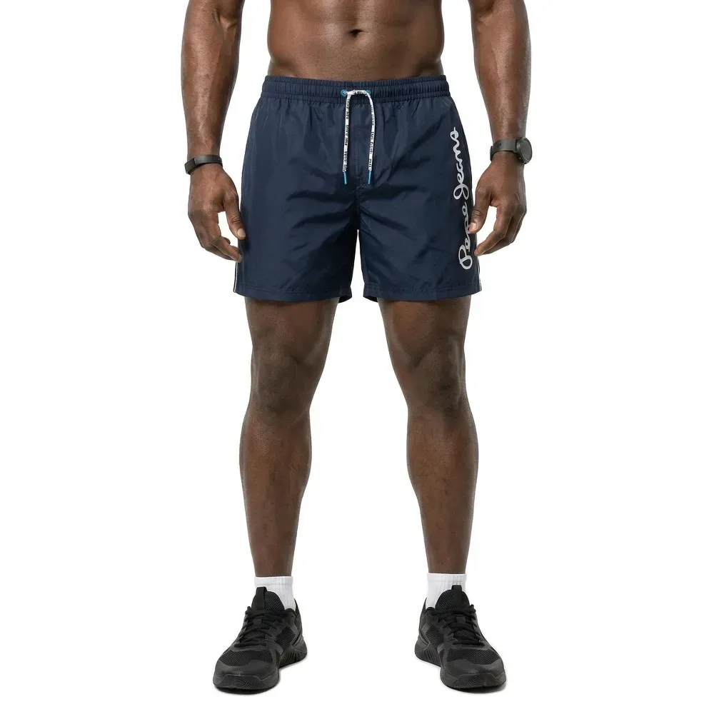 Pantaloncino Da Bagno Logo Navy L - Pepe jeans - FashionsVida