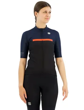 Maglia A Maniche Corte Pista Black / Galaxy Blue