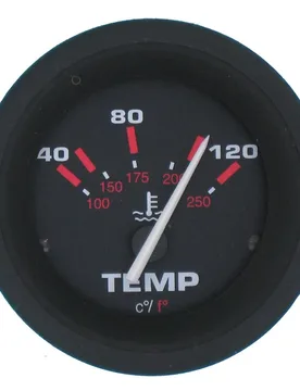 Amega 40-120°c Water Temperature Indicator Black 52 mm unisex - Veethree - FashionsVida