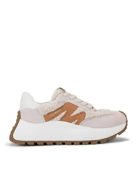 Women's 'Supercampo White Brown' Trainers Size: 6 - White - Size: 6 - Steve madden - FashionsVida