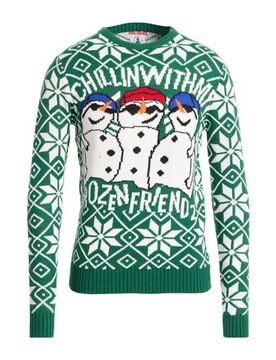 Pullover Herren Grün S Herren