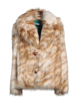 Borreguito y pelo ecológico Mujer Camel 34 Mujer