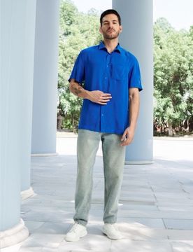 Sinsay - Camicia - cobalto