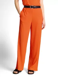 XS structured wide leg pants female