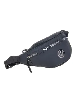 Marsupio nero con tasche zip Indigeno metropolitano 8159-A - NBG - FashionsVida