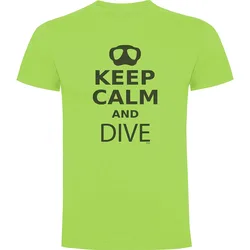 Maglietta A Maniche Corte Keep Calm And Dive