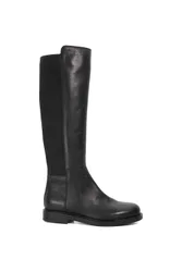 Women's 'Tallo' Leather Knee High Boots in Black Size: 8 - Black - Size: 8