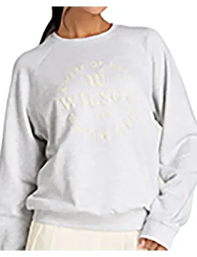 Classic Crew Sweatshirt Cloud Heather L - Wilson - FashionsVida
