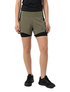 Pantaloni Corti Hybrid Endurance Tech Wood Grey / Black S - Scott - FashionsVida
