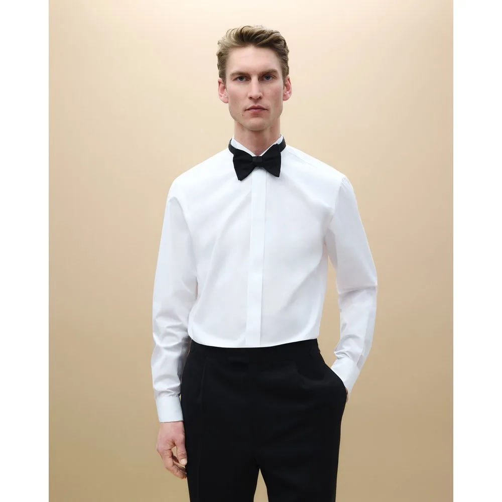 Camisa de hombre lisa ceremonia - Emidio Tucci - FashionsVida