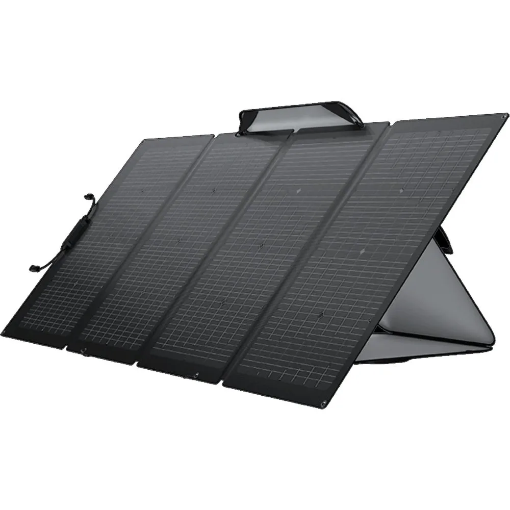 Placa Solar Fotovoltaica Bifacial 220W - EcoFlow - FashionsVida